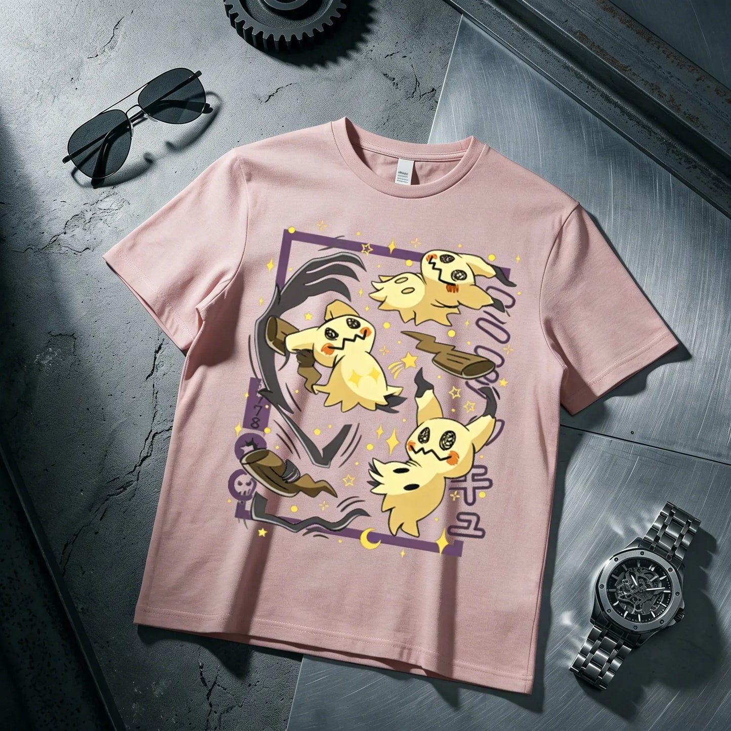 Graphic T-shirt Man Women 2026 Summer Y2k Oversized Casual Short Sleeve Tee Top Parent-child Clothing Streetwear