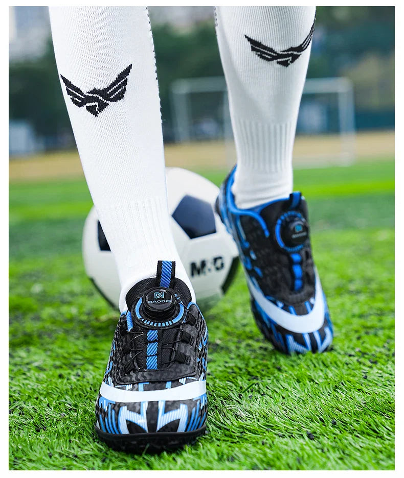 New Men Kids Soccer Shoes Football Boots Ultralight Match Grass Boys Professional Cleats Non-Slip Training Shoes Drop Shipping