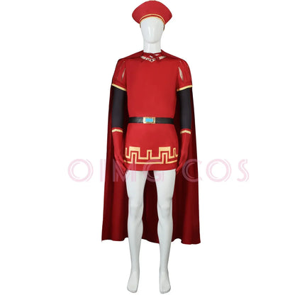 Lord Farquaad Cosplay Costume Shrek Carnival Uniform Wig Anime Halloween Role playing holiday party Costumes Women Game