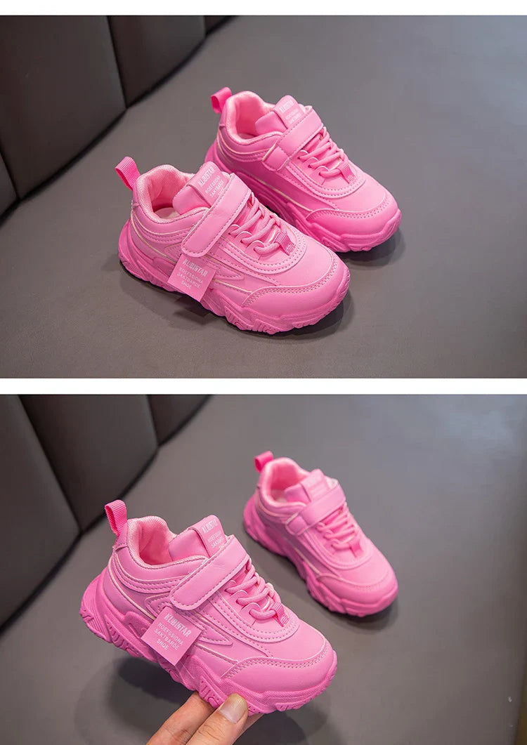 2024 Autumn New Kids Sneakers Children Casual Sneakers for Boys Girls Classic Soft Anti-skid Fashion Sports Running Shoes Tide