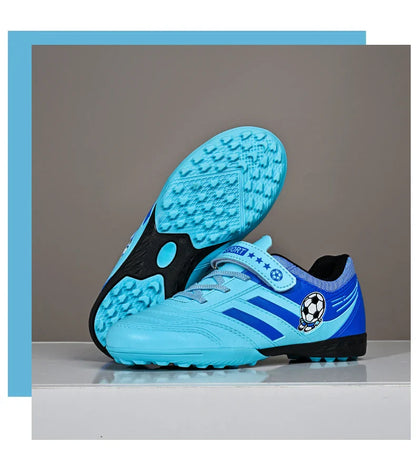 New Kids Turf Football Boots Training Shoes Soccer Shoes Drop Shipping Professional Match Grass Ultralight Cleats Boys Non-Slip