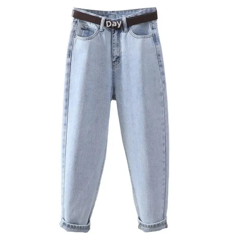 High-Waisted Straight-Leg Slimming Jeans