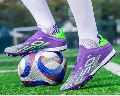 New Men's Soccer Shoes Grass Cleats Futsal Non Slip Indoor Ultralight Fg Turf Football Boots Sport Comfortable Adult Non-Slip