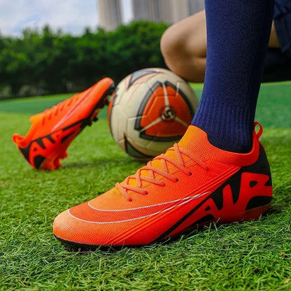 Football Boots Men Training Sport Non-Slip Grass Unisex Outdoor Ultralight Soccer Shoes Sports Shoes Breathable Drop Shipping