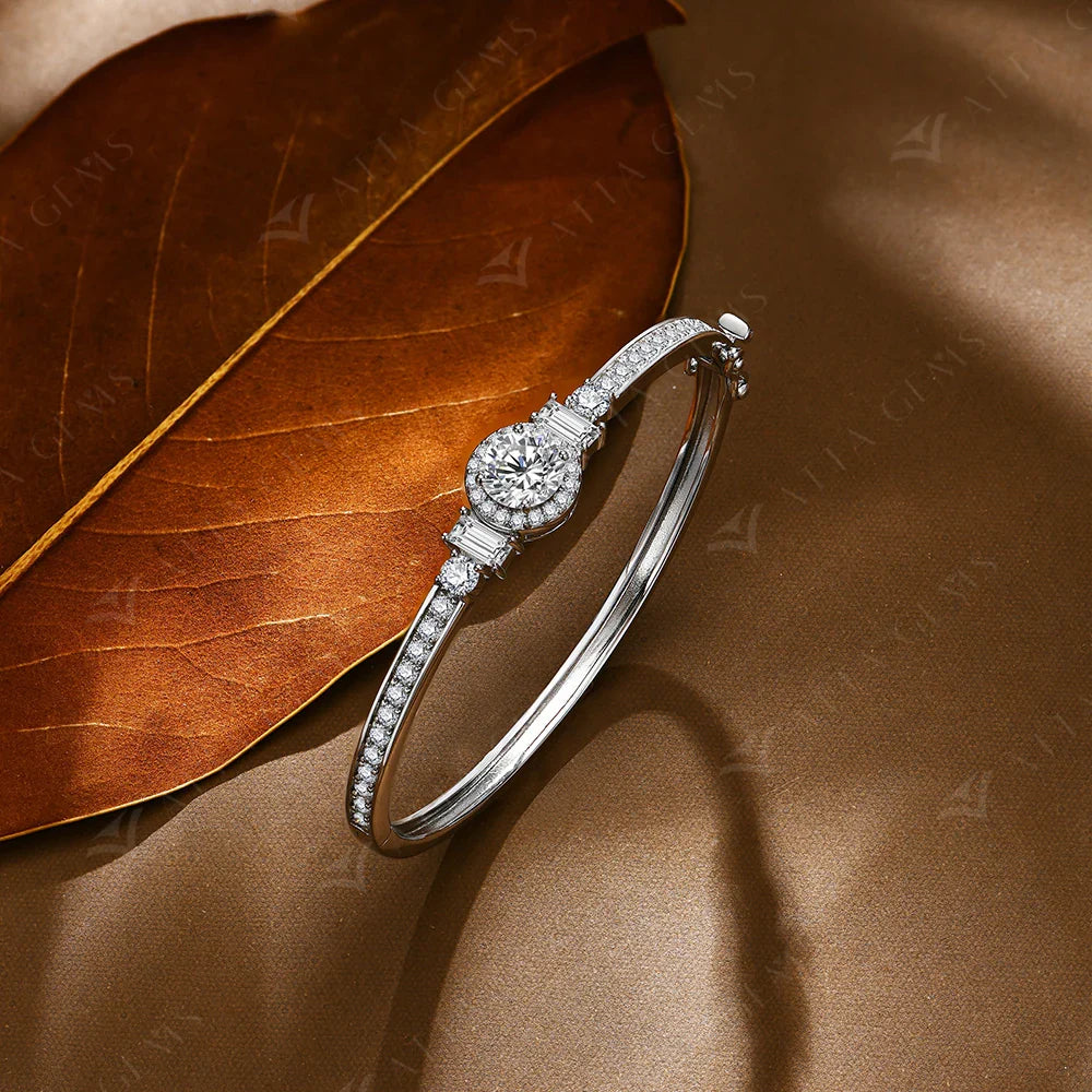S925 Silver Moissanite Bracelets For Women Men 18K Gold Plated 4.52CTW D VVS1 Diamond Wedding Party Tennis Luxury Gifts