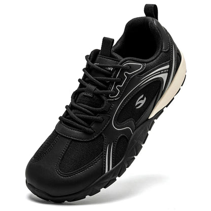 Unisex Wide Toe Barefoot Shoes Minimalist Retro Walking Sneakers Hiking Trail Running Shoes for Men Women