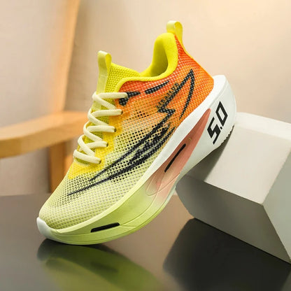 Single net children's shoes, boys' sports shoes, breathable girls' running shoes and outdoor basketball shoes in summer