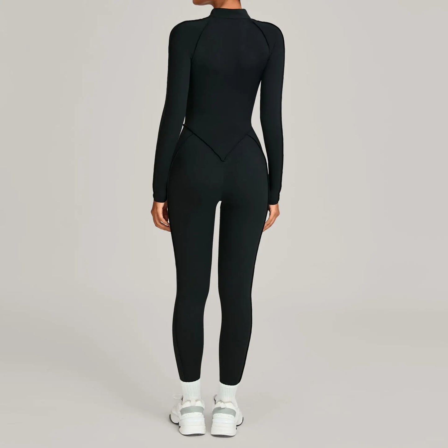Zipper Short-sleeved Yoga Sports Fitness Jumpsuits Sets Without Chest Pad Tight Bodysuits Shorts Gym Workout Clothes for Women