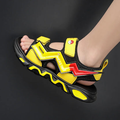 New boys Barefoot Shoes Kids Summer Beach Cute Printing Boys Sandals Comfortable Breathable Non-slip Children's Shoes