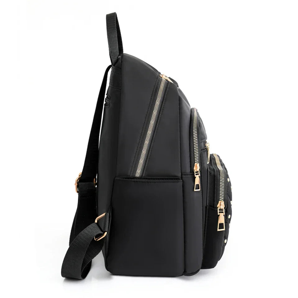 Fashion Bagpack Women High Quality Nylon Backpacks Female Big Travel Back Pack Large School Bags for Teenage Girls Shoulder Bag