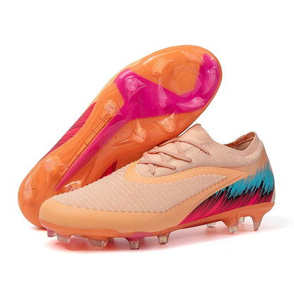 High Quality Mens Football Boots Boys FG/TF Training Studded Fast Soccer Cleats Pro Non Slip Football Shoes for Man 35-45