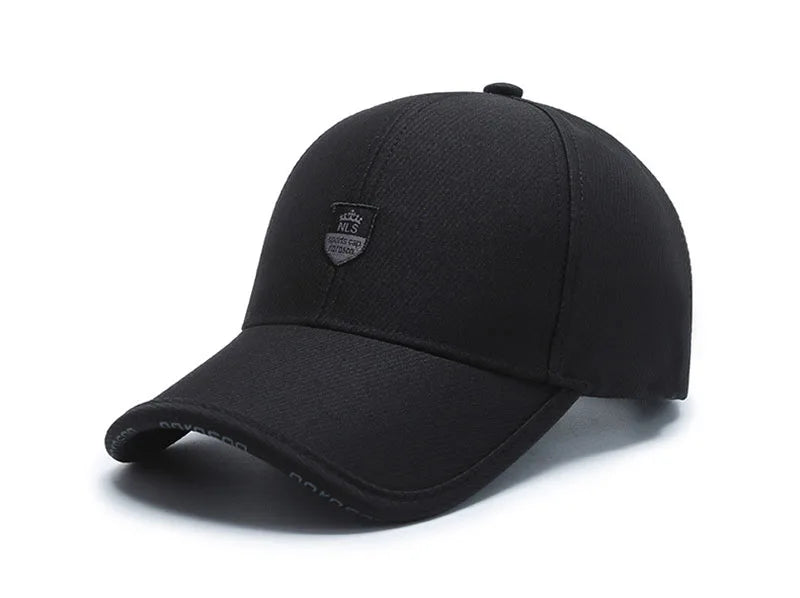 Men Fashion Wild Sunshade Sun Protection Black Baseball Cap For Winter Women Sport Cotton Warm Hats Male Kpop Bone Unisex C35