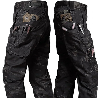 Tactical Pants Men Waterproof Combat Trousers Outdoor Hiking Hunting Clothes Multi-pocket Workwear Wear-resistant Cargo Pants