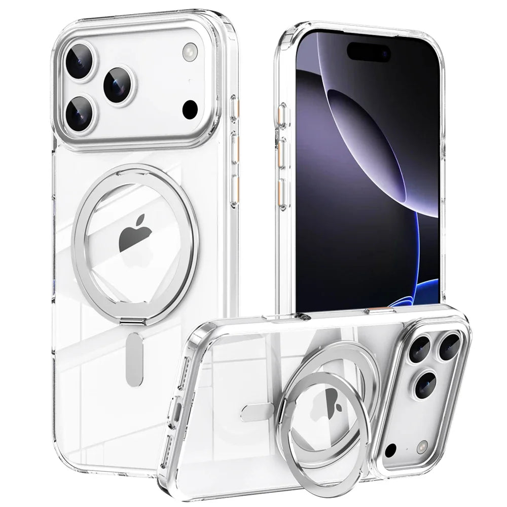 Magnetic Case for iPhone 17 Pro Max Case for iPhone 17 Air  17pro Macsafe Case Shockproof and Dropproof Hard Acrylic Case