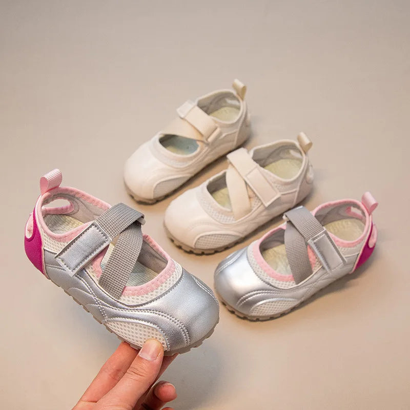 New Spring New Children Casual Shoes for Girls Non-Slip Breathable Casual Toddler Footwear Shoes for Daily Wear Soft Comfortable