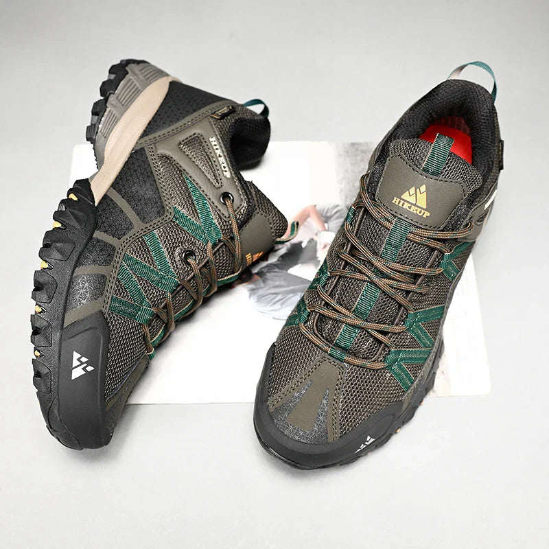 Breathable Cushioning Nonslip Sneakers Men's Hiking Shoes Running Trekking Sneakers Outdoor Mountain Sports Shoes for Men