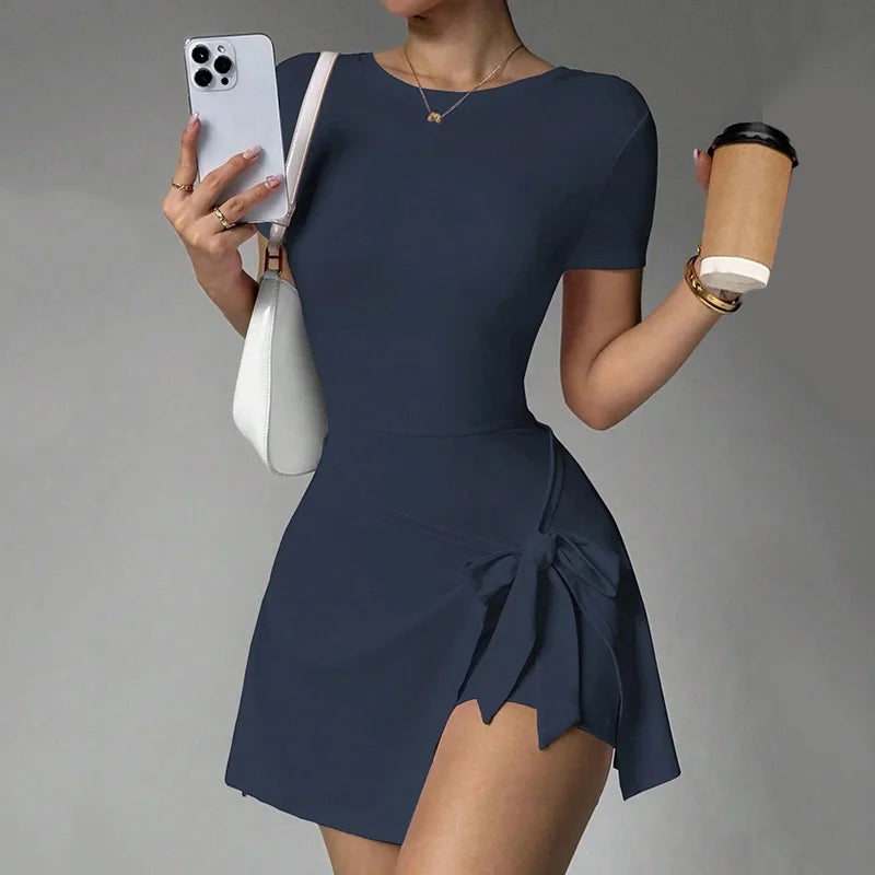 Tennis Skirts Sports Dress Golf Gym Yoga Dresses Women Girl Running Workout Long Skirt Fitness One Piece Dress