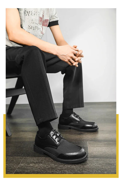 Summer New Leather Shoes Men's Business Hollow Holes Soft Bottom Men's Sandals Formal Wear Breathable Office Dress Shoes for Men
