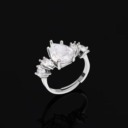 Luxury Cubic Zirconia Jewelry Sets for Women Wedding Bridal 4PCS Drop Necklace Earrings Set Party Gift