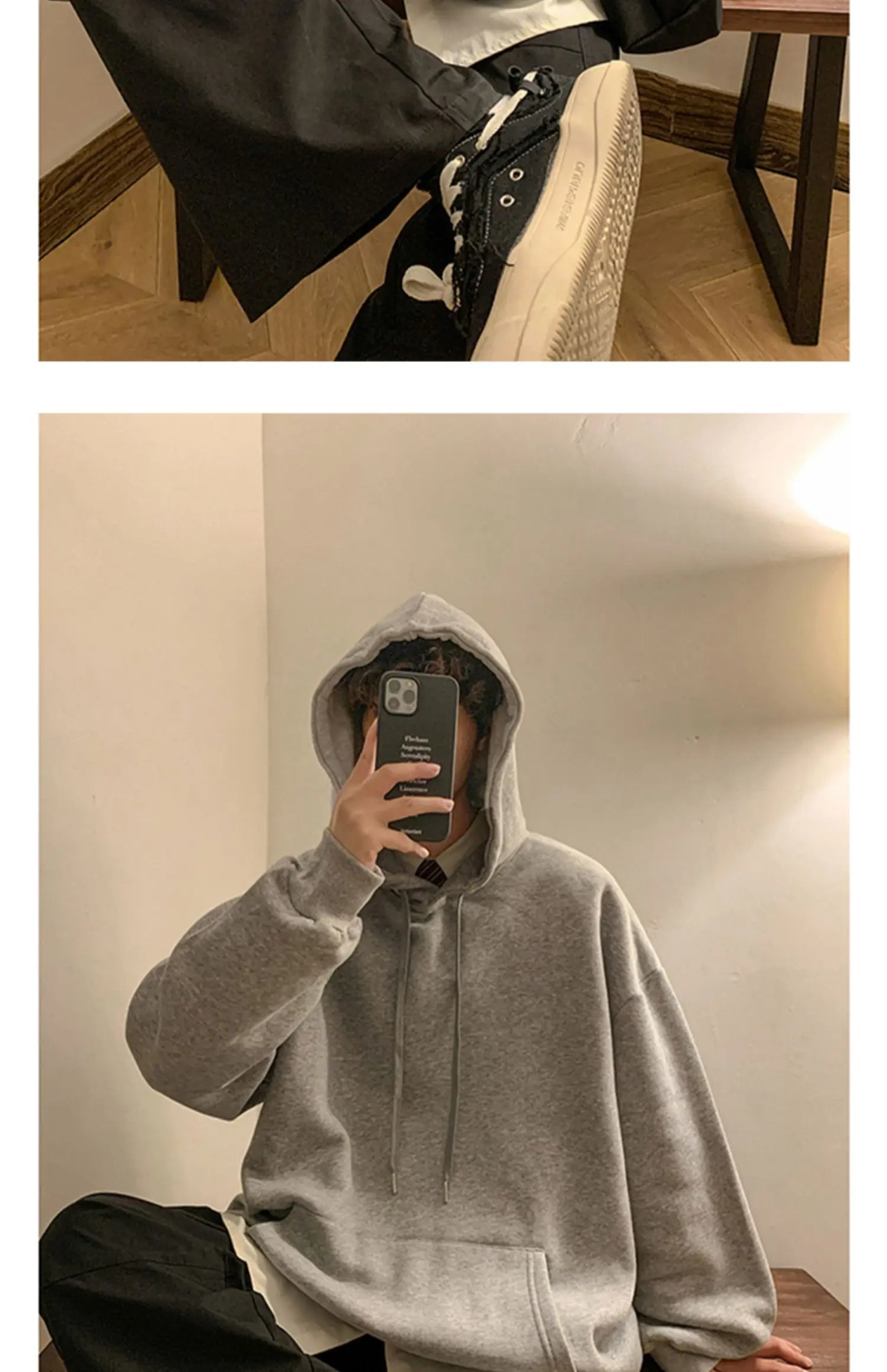 6 Colors Spring Autumn Hoodie Men Harajuku Fashion Casual Oversized Hoodies Couples Loose Hooded Sweatshirt Streetwear