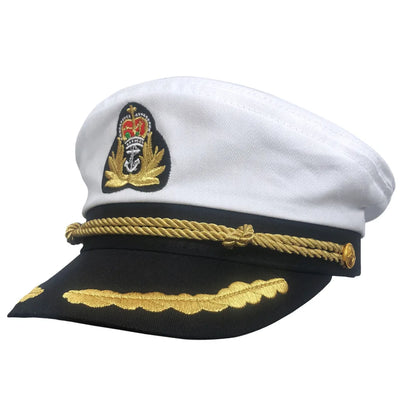 Men Women Baseball Caps Adult Adjustable Captain Costume Admiral Hat Y2K Cosplay Sailor Pilot Hat For Costume Party Performance
