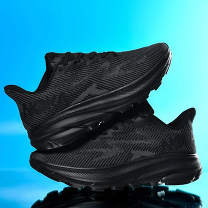 Men's Running Shoes Jogging Cushioning Outdoor Luxury Shoes Trainer Race Breathable Couple Non-Slip Sneakers Mesh Off-road Shoes