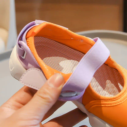 Children's Sneakers Spring Autumn New Girls School Sports Shoes Fashion Versatile Kids Causal Boys Basketball Shoes Soft Bottom