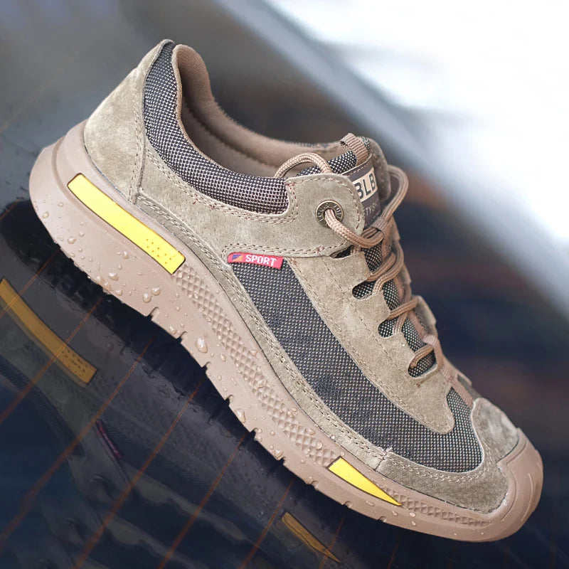 Man Safety Shoes Puncture-Proof Work Sneakers Lightweight Work Shoes Men Steel Toe Shoes Safety Boots Indestructible Shoes