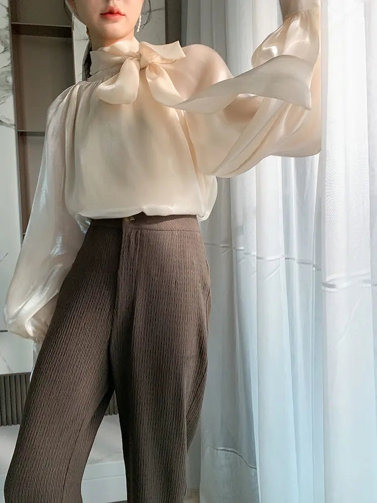 Elegant Women's summer shirts & blouses casual woman 2023 tops top women White shirt blouse blusas long sleeve shirt & blouse