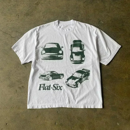 Fashion Tee Women Men T-shirt Y2K Loose Street Letter Print Short Sleeve Casual T-shirt 2025 Summer Retro Harajuku Top