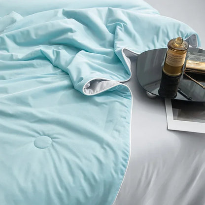 High Quality Cooling Blankets Smooth Air Condition Comforter Lightweight Summer Quilt with Double Side Cold  Cooling Fabric