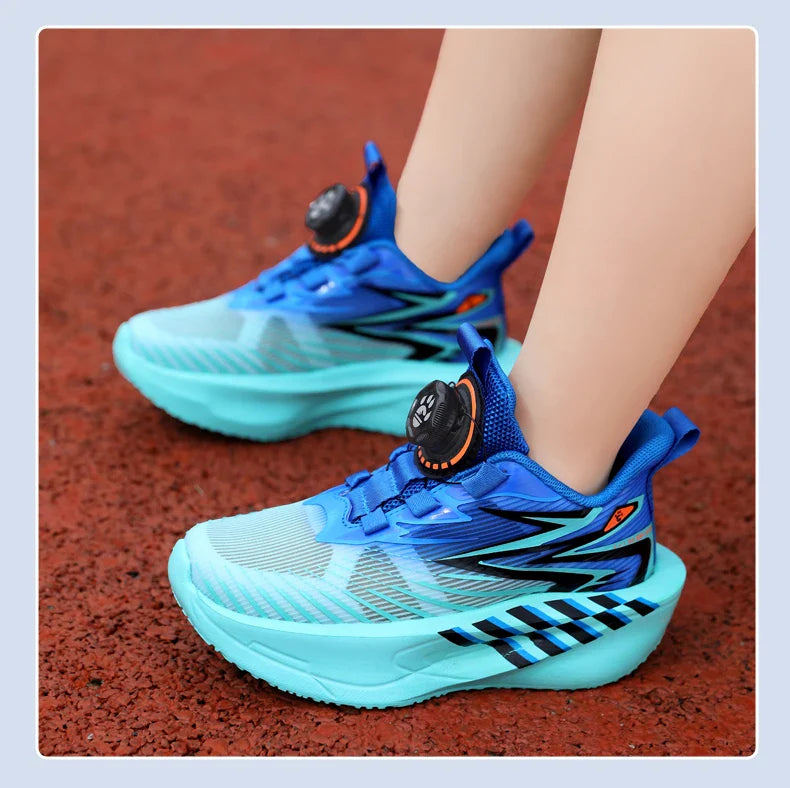 Children‘s Basketball Shoes Non-slip Breathable Running Shoes Lace-up Boys Girls Training Sneakers Athletic Shoes Tennis Shoes