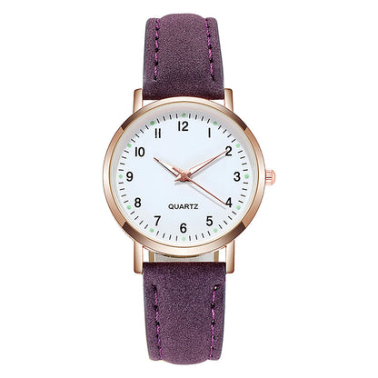 Fashion Watch For Women Leather Belt Watches Ladies Luxury Analog Quartz Luminous Wristwatch Clock Relogio Feminino