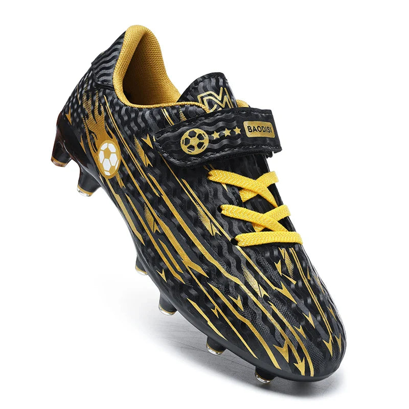 Kids Youth Soccer Shoes Boys Girls Football Cleats TF FG Training Sneakers Non-Slip Grass Artificial Grass Sport Boots