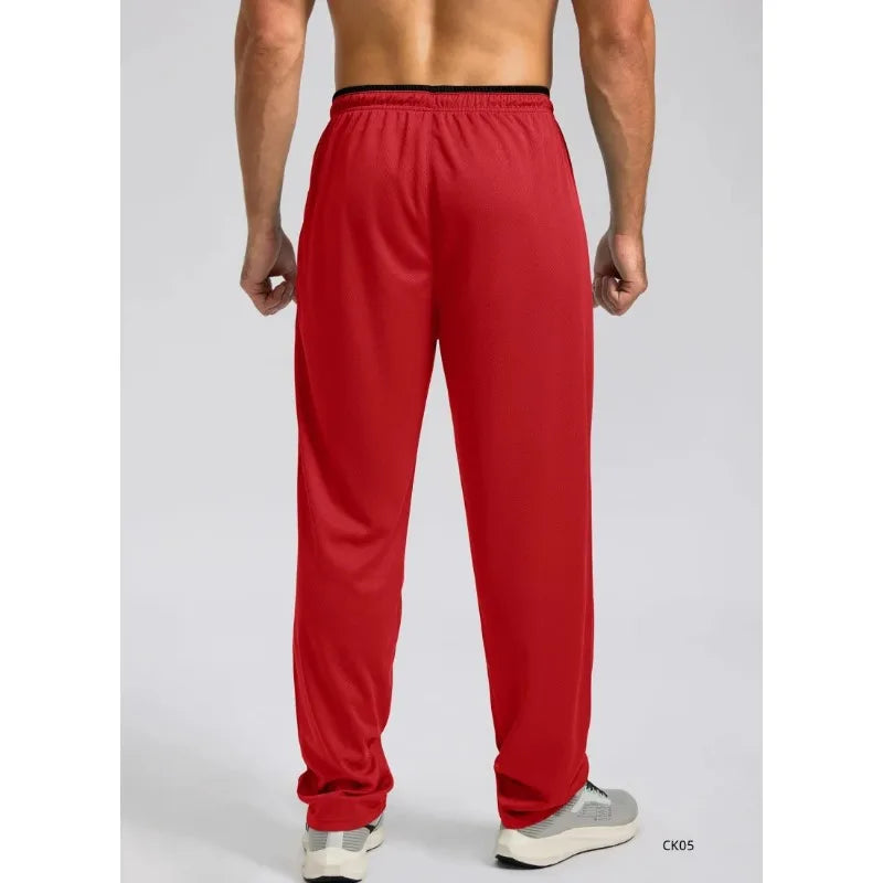 2026 new summer sports pants men casual running fitness pants outdoor thin breathable quick drying casual pants cool pants
