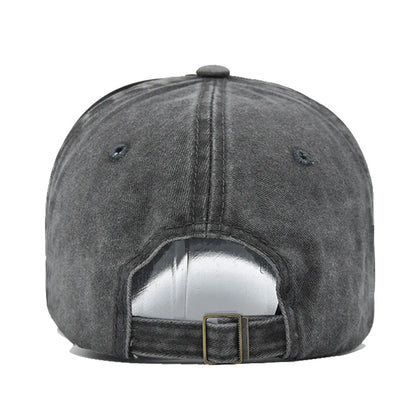 Embroidered Baseball Cap For Women Men New Spring Summer Solid Sunhat Retro Washable Sport Snapback Caps Hip Hop Fishing Hat