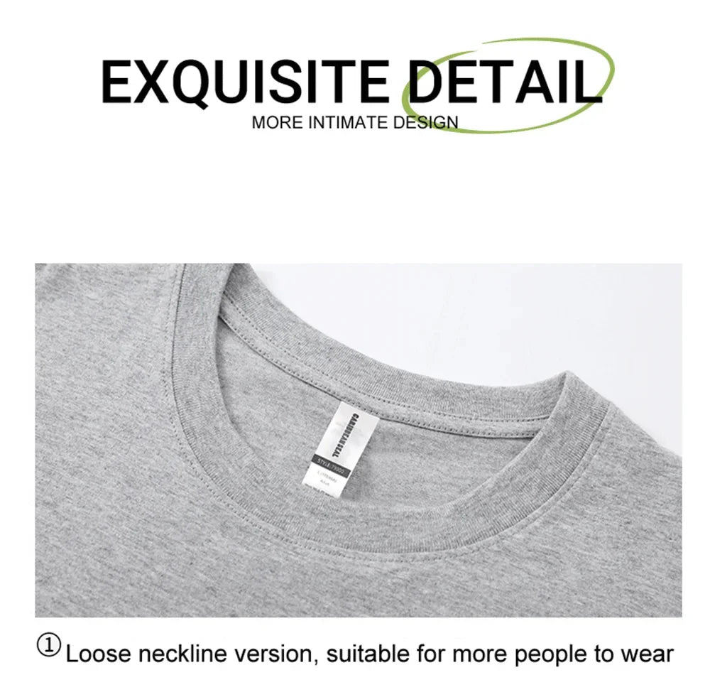 Men's Summer Casual Street Clothing Cotton Casual Comfort Top T-Shirt Racing Brand Lovers Retro Casual Street Clothing