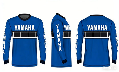 Summer New MXGP Motorcycle Riding Long Sleeved Men's/women's Racing Oversized Breathable Quick Drying Sportswear T-shirt