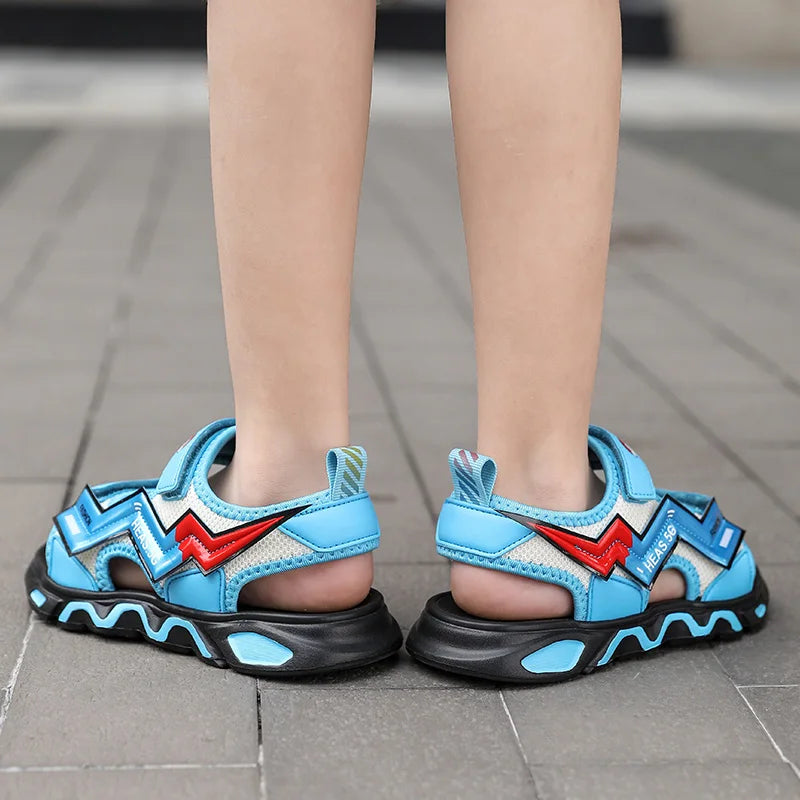 New boys Barefoot Shoes Kids Summer Beach Cute Printing Boys Sandals Comfortable Breathable Non-slip Children's Shoes