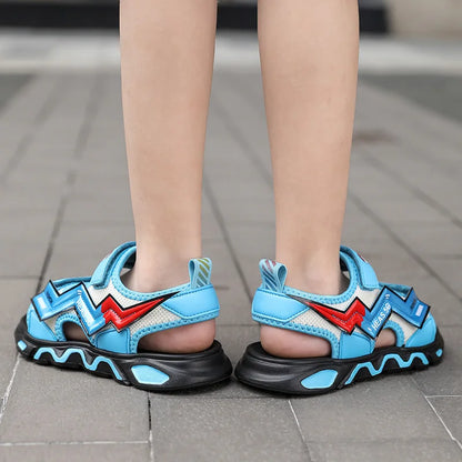 New boys Barefoot Shoes Kids Summer Beach Cute Printing Boys Sandals Comfortable Breathable Non-slip Children's Shoes