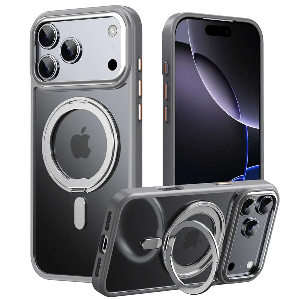 Magnetic Case for iPhone 17 Pro Max Case for iPhone 17 Air  17pro Macsafe Case Shockproof and Dropproof Hard Acrylic Case