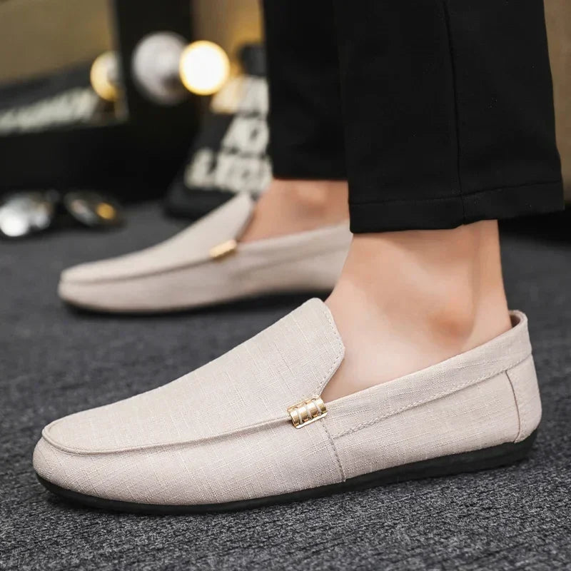 Fashion Men Casual Shoes Luxury Brand Men Loafers Breathable Comfort Slip-on Mens Driving Shoes lightweight Lazy Shoes Moccasins