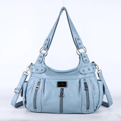 Winter Fashion Shoulder Bag for Women Soft PU Crossbody Handbg Large Capacity Messenger Bag Hobos Big Purse