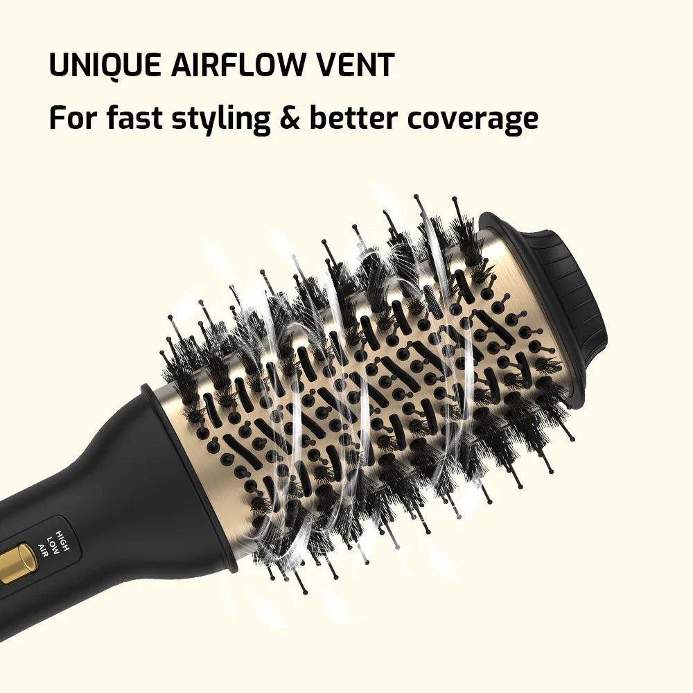 4 IN 1 Hot Air Brush One-Step Hair Dryer And Volumizer Styler and Dryer Blow Dryer Brush Professional 1000W Hair Dryers