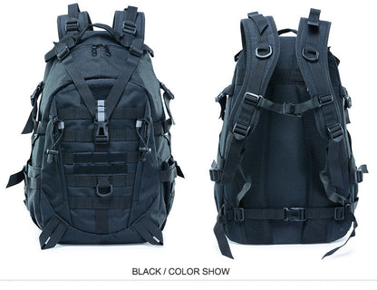 40L Tactical Backpack for Men Camping Hiking Backpacks Reflective Outdoor Travel Bags Survival Molle Climbing Rucksack Bag