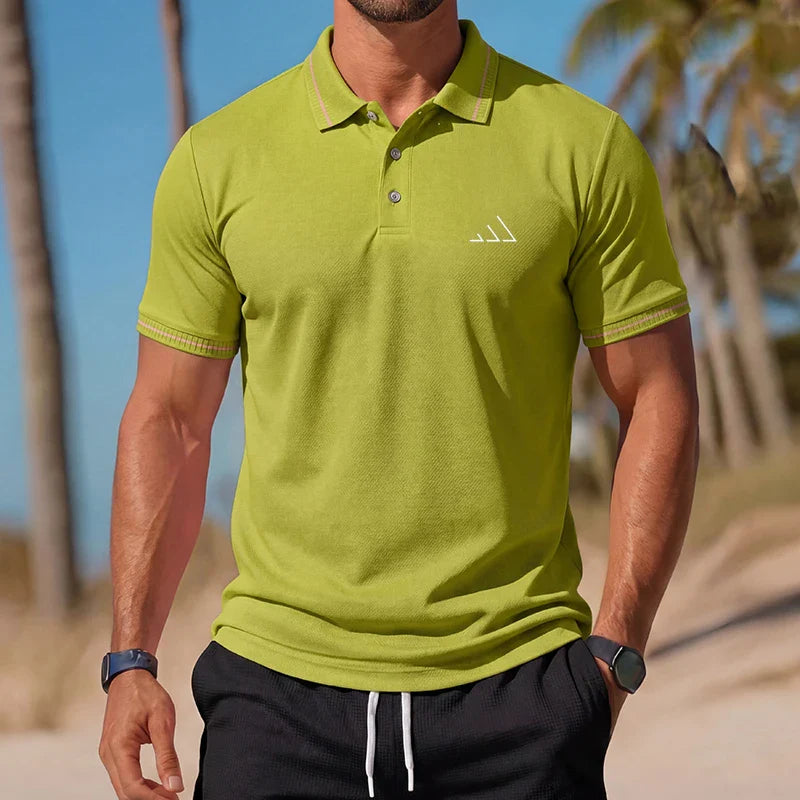 Men's Casual Polo Shirt Summer Streetwear Short Sleeve Business Casual Tops Quick-Drying Breathable Clothing POLO Shirt