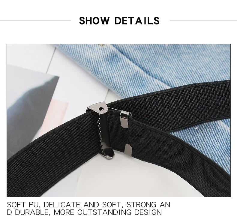 Buckle-Free Belt For Jean Pants,Dresses,No Buckle Stretch Elastic Waist Belt For Women/Men,No Bulge,No Hassle Waist Belt