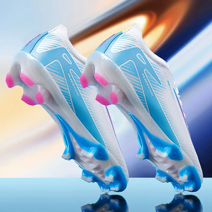 New High-Top Soccer Shoes Professional Training Football Boots TF/FG Non-Slip Soccer Sneakers Outdoor Grass Soccer Shoes