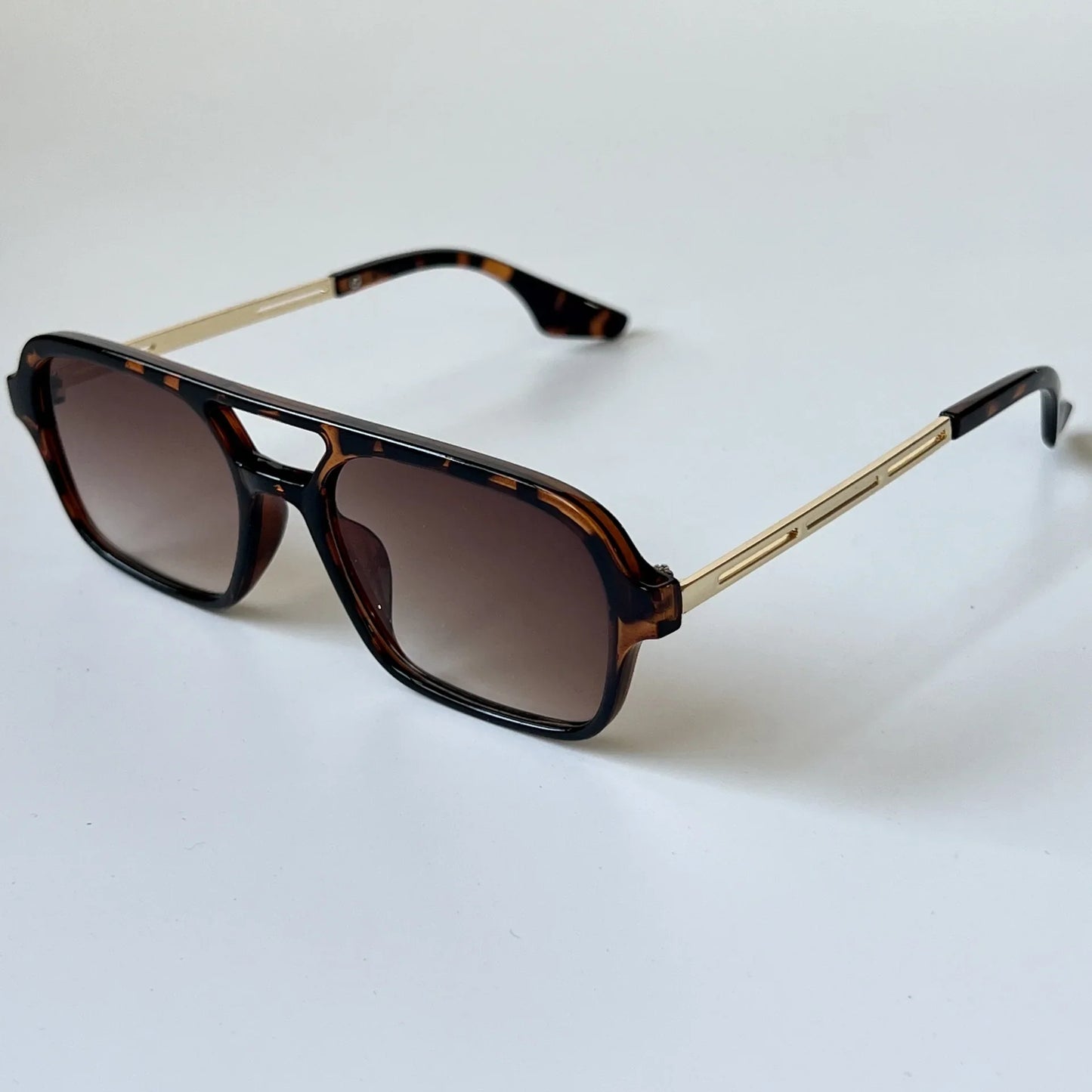 Sunglasses Female Vintage Hollow Leopard Blue Oculos De Sol Woman