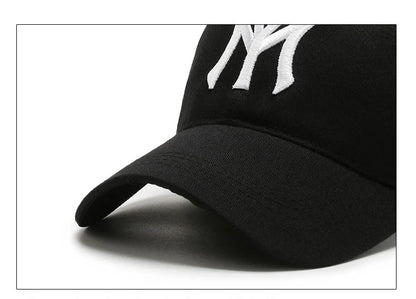 Fashion Korean Letter MY Baseball Cap 3D Embroidery Dad Hat Men